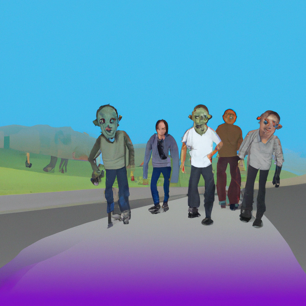 zombies on road
