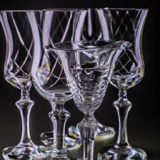 Vine attractive glass